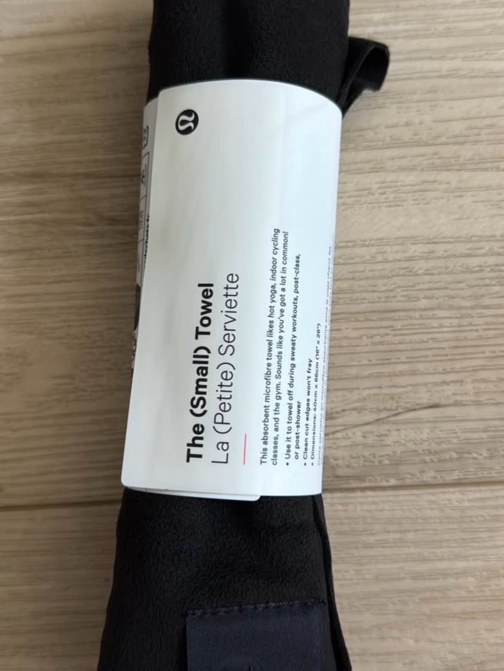 lululemon athletica Small Towel - Black